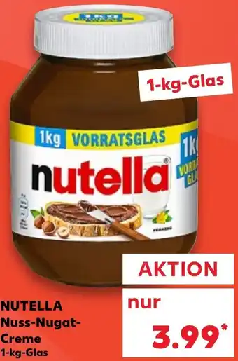 Kaufland Nutella Nuss-Nugat-Creme 1kg tilbud