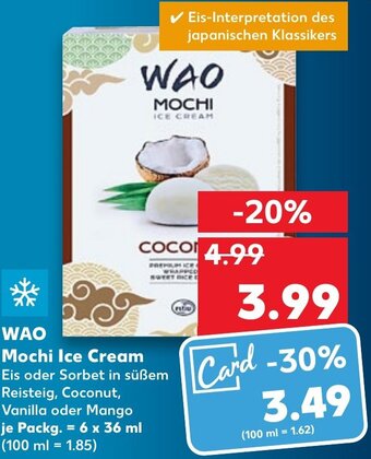 WAO Mochi Ice Cream