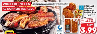 K-Purland Schweine-Nackensteak Bockbier Style