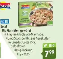 Citti Escal Bio Garnelen gewürzt tilbud