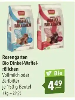 Citti Rosengarten Bio Dinkel-Waffel- röllchen tilbud