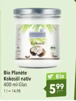 Citti Bio Planète Kokosöl nativ tilbud
