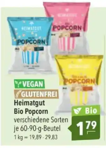 Citti Heimatgut Bio Popcorn tilbud