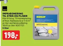 jem & fix IMPRÆGNERING TIL STEN OG FLISER tilbud