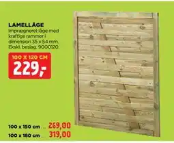 jem & fix LAMELLÅGE tilbud