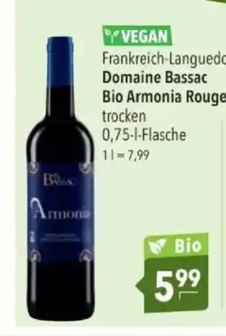 Citti Domaine Bassac Bio Armonia Rouge tilbud