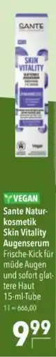 Citti Sante Natur- kosmetik Skin Vitality Augenserum tilbud