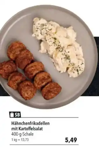 Hähnchenfrikadellen mit Kartoffelsalat