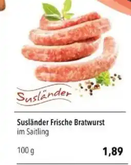 Citti Susländer Frische Bratwurst tilbud