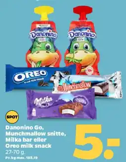 Netto Små snacks (Danonino, Milka, Oreo m.fl.) tilbud