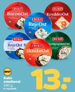 Netto Buko smelteost og varianter tilbud