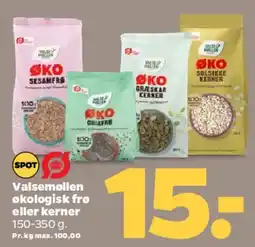 Netto Valsemøllen økologiske frø/kerner tilbud