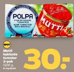 Netto Mutti hakkede tomater / Polpa tilbud