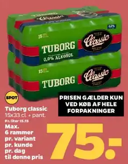 Netto Tuborg Classic (pack) tilbud