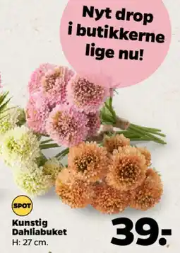 Netto Kunstig dahlia buket tilbud