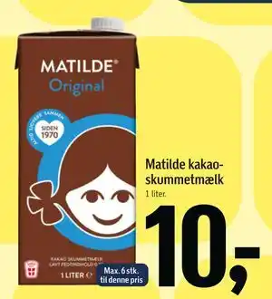 Føtex Matilde kakaoskummetmælk tilbud