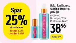 Føtex Spar 25% på selvbruner tilbud
