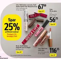 Føtex Spar 25% på Rimmel makeup tilbud