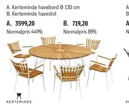 Føtex Kerteminde havebord Ø 130 cm tilbud