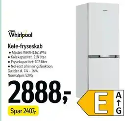 Føtex Køle-fryseskab tilbud