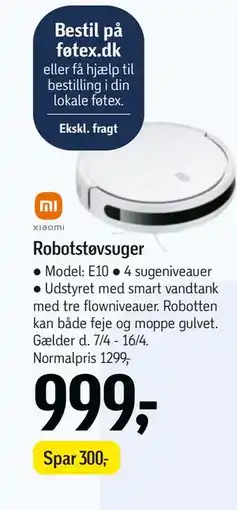 Føtex Robotstøvsuger tilbud