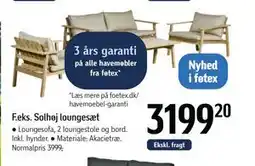 Føtex Solhøj loungesæt tilbud