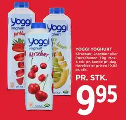 MENY YOGGI YOGHURT tilbud