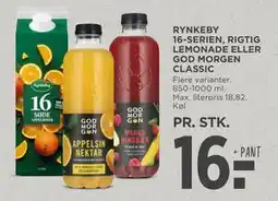 MENY RYNKEBY 16-SERIEN, RIGTIG LEMONADE ELLER GOD MORGEN CLASSIC tilbud