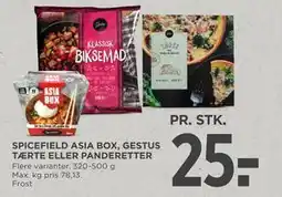 MENY SPICEFIELD ASIA BOX, GESTUS TÆRTE ELLER PANDERETTER tilbud