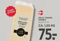 MENY DEJLI’ DANSK DANBO tilbud