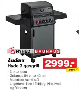 Bauhaus Enders hyde 3 gasgrill tilbud