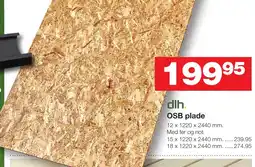 Bauhaus Dlh. osb plade tilbud