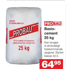 Bauhaus Probau basis- cement tilbud