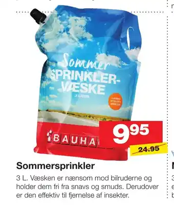 Bauhaus Sommersprinkler tilbud