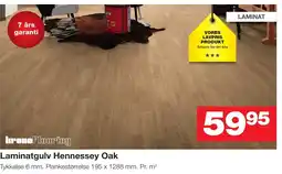Bauhaus Laminatgulv Hennessey Oak tilbud