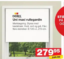 Bauhaus DEBEL Uni maxi rullegardin tilbud