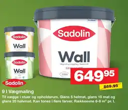 Bauhaus Sadolin Vægmaling tilbud