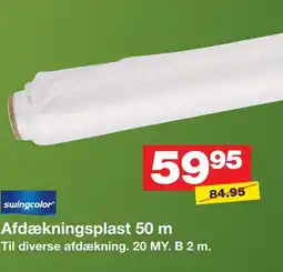 Bauhaus Swingcolor afdækningsplast tilbud