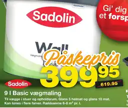 Bauhaus Sadolin Basic vægmaling tilbud
