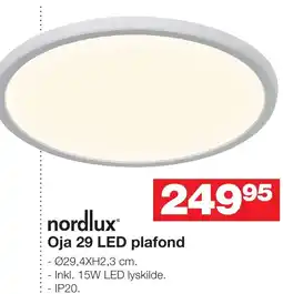 Bauhaus Nordlux oja 29 led plafond tilbud