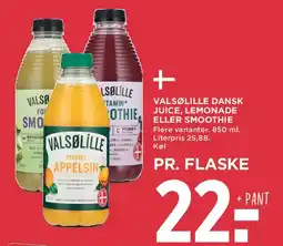 MENY Valsølille juice / lemonade / smoothie tilbud