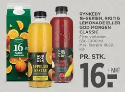 MENY Rynkeby 16-serien / Rigtig Lemonade / God Morgen Classic tilbud