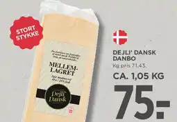 MENY Dejli Dansk Danbo (mellemlagret) tilbud