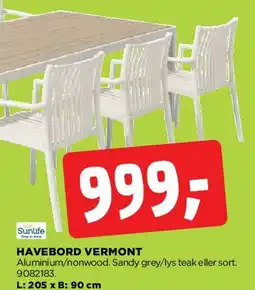 jem & fix Havebord Vermont tilbud