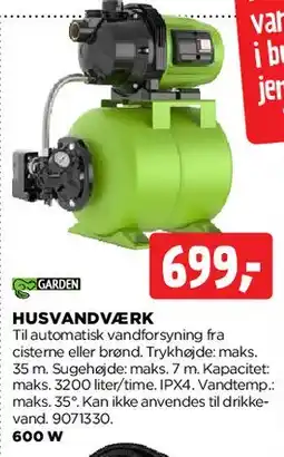 jem & fix Husvandværk (vandringspumpe) tilbud