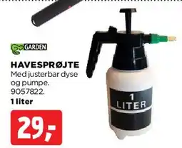 jem & fix Havesprøjte tilbud