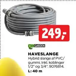 jem & fix Haveslange (grå coilslange) tilbud