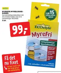 jem & fix MyreFri myrelokkedåser tilbud