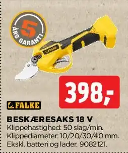 jem & fix Beskæresaks 18 V tilbud
