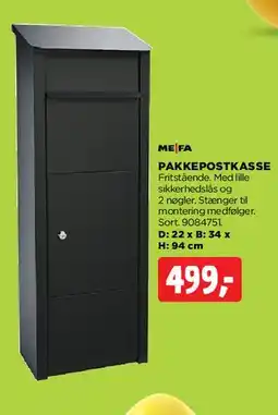 jem & fix Pakke-/postkasse tilbud